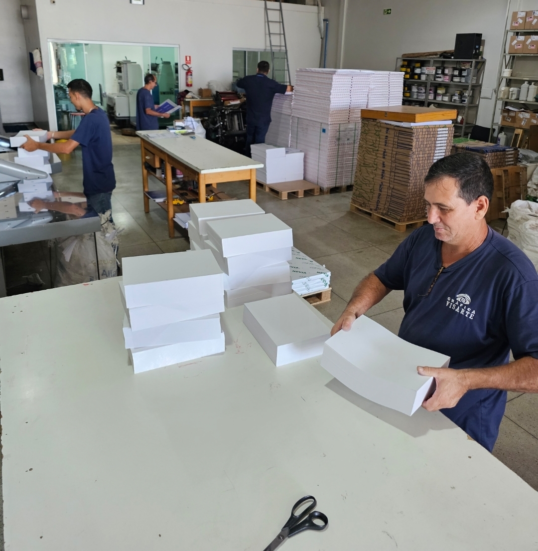 Área de produção — Gráfica Visarte